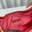 Miu Miu Wander matelassé nappa leather hobo bag 5BC125 Pink 2023