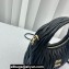 Miu Miu Wander matelassé nappa leather hobo bag 5BC125 Black 2023
