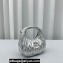 Miu Miu Wander matelassé nappa leather hobo mini-bag 5BP078 Silver 2023