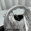 Miu Miu Wander matelassé nappa leather hobo mini-bag 5BP078 Silver 2023