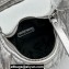 Miu Miu Wander matelassé nappa leather hobo mini-bag 5BP078 Silver 2023