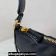 Prada Re-Edition 2002 Re-Nylon and brushed leather shoulder bag 1BC201 Black 2023