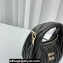 Miu Miu Wander matelassé nappa leather hobo mini-bag 5BP078 Black 2023