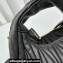 Miu Miu Wander matelassé nappa leather hobo mini-bag 5BP078 Black 2023