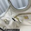 Miu Miu IVY leather Small Tote bag 5BG276 White 2023