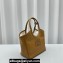 Miu Miu IVY leather Small Tote bag 5BG276 Brown 2023
