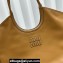 Miu Miu IVY leather Large Tote bag 5BG276 Brown 2023