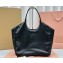 Miu Miu IVY leather Large Tote bag 5BG276 Black 2023