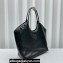 Miu Miu IVY leather Large Tote bag 5BG276 Black 2023