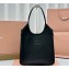 Miu Miu IVY leather bag 5BG231 Black 2023