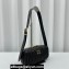 Miu Miu Matelassé nappa leather shoulder bag 5BC158 Black 2023