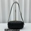 Miu Miu Matelassé nappa leather shoulder bag 5BC158 Black 2023