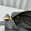 Miu Miu Matelassé nappa leather shoulder bag 5BC158 Black 2023