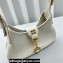 Miu Miu Madras Leather Hobo bag 5BC157 White 2023