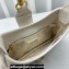 Miu Miu Madras Leather Hobo bag 5BC157 White 2023