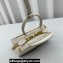 Miu Miu Leather top-handle bag 5BP085 White 2023