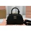 Miu Miu Leather top-handle bag 5BP085 Black 2023