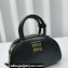 Miu Miu Leather top-handle bag 5BP085 Black 2023