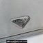 Prada Saffiano leather shoulder bag 2VD059 Gray 2023