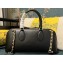Valentino Rockstud E/W calfskin Large handbag Black/Gold 2023