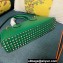 Valentino Rockstud E/W calfskin Large handbag Green 2023