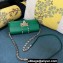 Valentino Rockstud Brushed Calfskin Shoulder Bag Green 2023