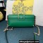 Valentino Rockstud Brushed Calfskin Shoulder Bag Green 2023