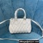 Miu Miu Matelassé nappa leather handbag 5BA259 White 2023