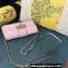 Valentino Rockstud Brushed Calfskin Shoulder Bag Pink 2023