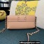 Valentino Rockstud Brushed Calfskin Shoulder Bag Nude 2023