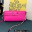 Valentino Rockstud Brushed Calfskin Shoulder Bag Fuchsia 2023