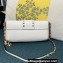 Valentino Rockstud Brushed Calfskin Shoulder Bag White 2023