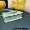Valentino shoulder Letter Small Bag in smooth calfskin Pale Green 2023