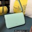 Valentino shoulder Letter Small Bag in smooth calfskin Pale Green 2023