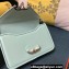 Valentino shoulder Letter Small Bag in smooth calfskin Pale Green 2023