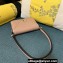 Valentino shoulder Letter Small Bag in smooth calfskin Nude 2023