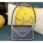 Valentino shoulder Letter Small Bag in smooth calfskin Blue/White 2023