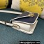 Valentino shoulder Letter Small Bag in smooth calfskin Blue/White 2023