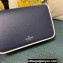 Valentino shoulder Letter Small Bag in smooth calfskin Blue/White 2023