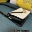 Valentino shoulder Letter Small Bag in smooth calfskin White/Black 2023