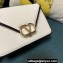 Valentino shoulder Letter Small Bag in smooth calfskin White/Black 2023