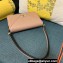 Valentino shoulder Letter Large Bag in smooth calfskin Nude 2023