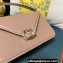 Valentino shoulder Letter Large Bag in smooth calfskin Nude 2023