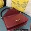 Valentino shoulder Letter Large Bag in smooth calfskin Burgundy 2023