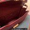 Valentino shoulder Letter Large Bag in smooth calfskin Burgundy 2023