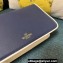 Valentino shoulder Letter Large Bag in smooth calfskin Blue/White 2023
