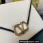 Valentino shoulder Letter Large Bag in smooth calfskin White/Black 2023