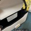Valentino shoulder Letter Large Bag in smooth calfskin White/Black 2023