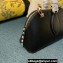 Valentino Rockstud E/W calfskin Small handbag Black/Gold 2023