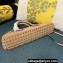 Valentino Rockstud E/W calfskin Small handbag Nude 2023